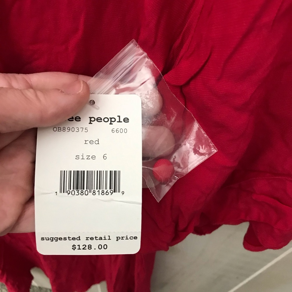 NWT Free people be my baby mock neck button dress - Picture 5 of 12
